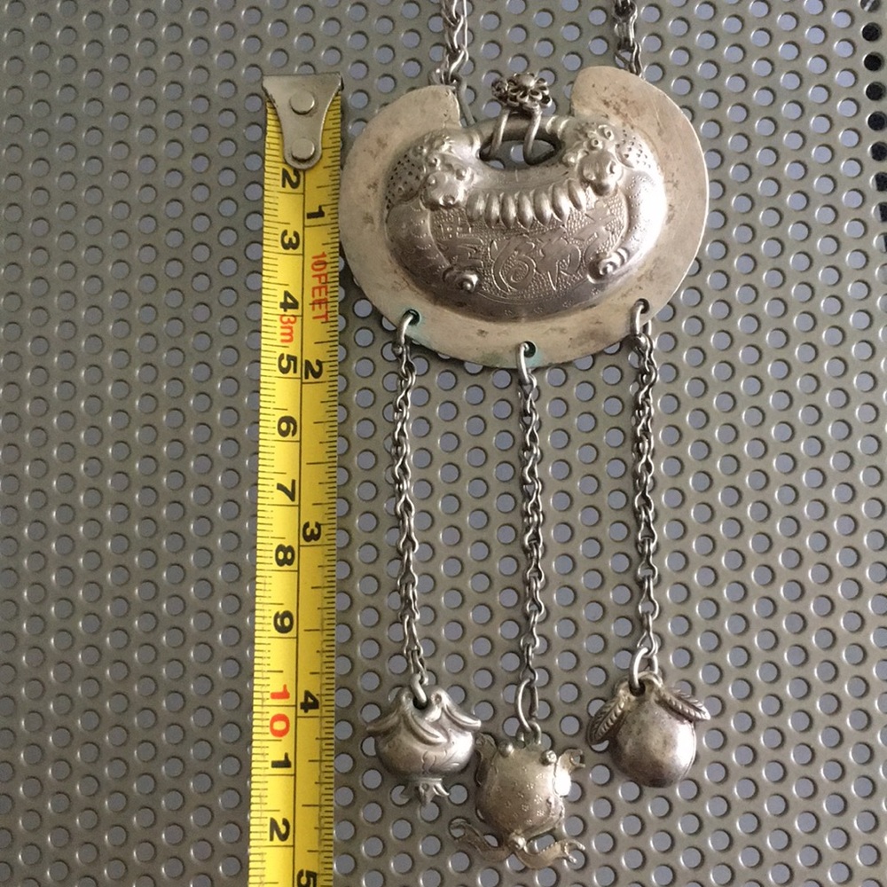 🖤1900-30s💕Chinese antique necklace - Picture 15 of 16